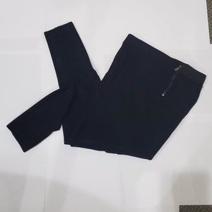 Jones New York Signature, NWOT, blk side zipper stretch straight leg dress pant